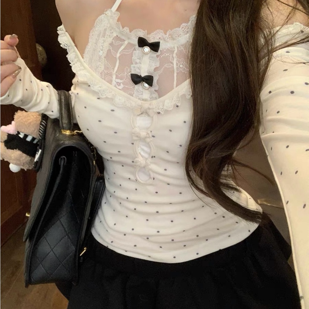 MWT Polka dot top